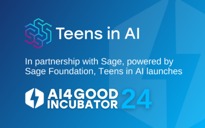 AI4Good Incubator – Teens in AI partners with Sage to empower Youth to Innovate for Climate Action