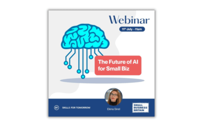 Elena Sinel shares insights at Small Business Britain’s Future of AI for Small Biz webinar